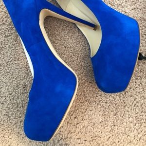 Brian Atwood Maniac suede platform pumps